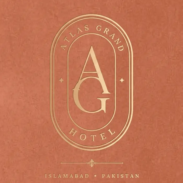 Atlas Grand Hotel - New Logo (Brown BG) - Small